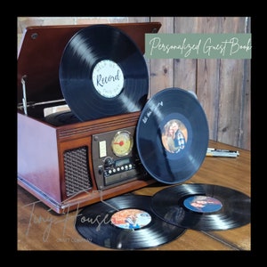 Record Guest Book Personalized | Wedding | Shower | Party | Event