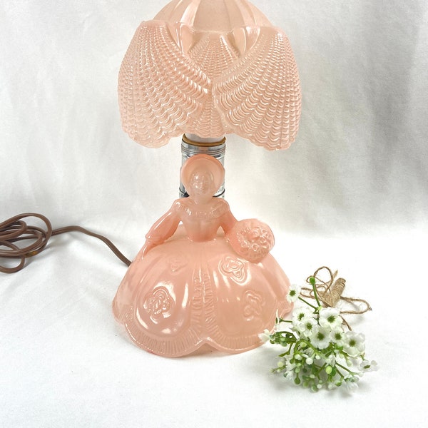 Vintage Pink Southern Belle Bedroom Boudoir Lamp