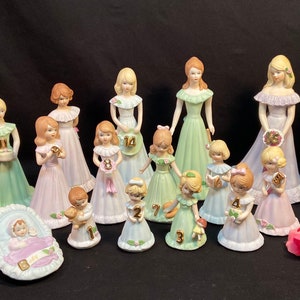 Enesco Birthday Growing Up Girl Figurines - sold separately