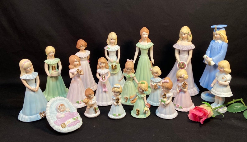 Enesco Birthday Growing Up Girl Figurines sold separately image 1