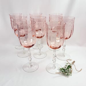 poinsettia wine glasses Wine Glass main image 1