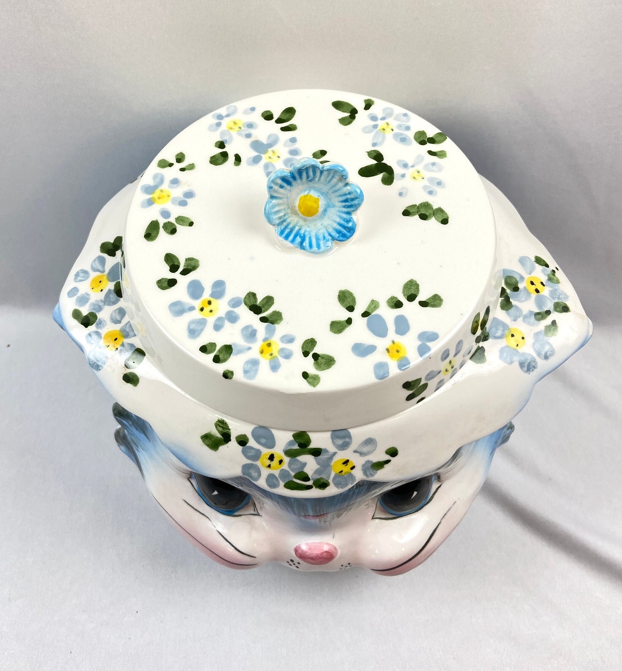 Vintage Miss Priss Cookie Jar Lefton Kitty - Etsy