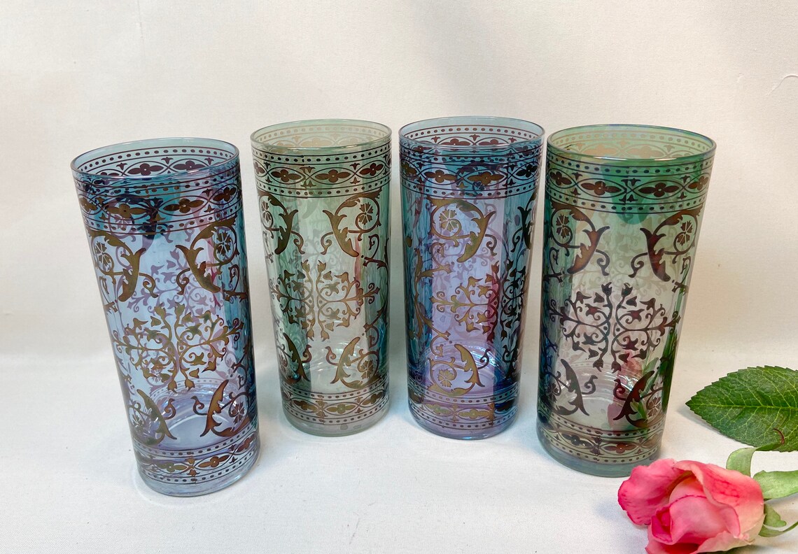 boho drinking glasses