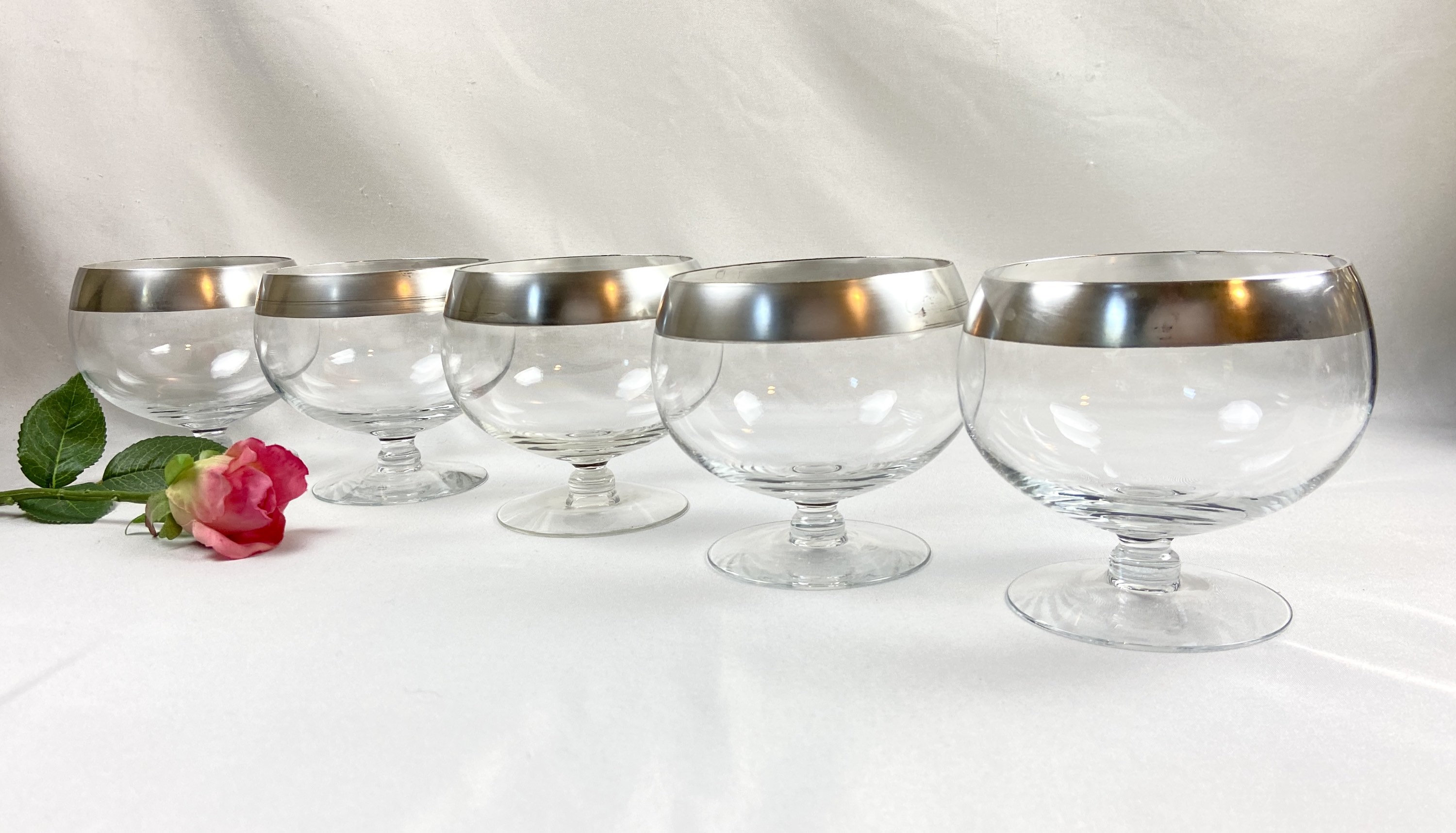 Dorothy Thorpe Roly Poly Glasses Silver Fade Grape Design