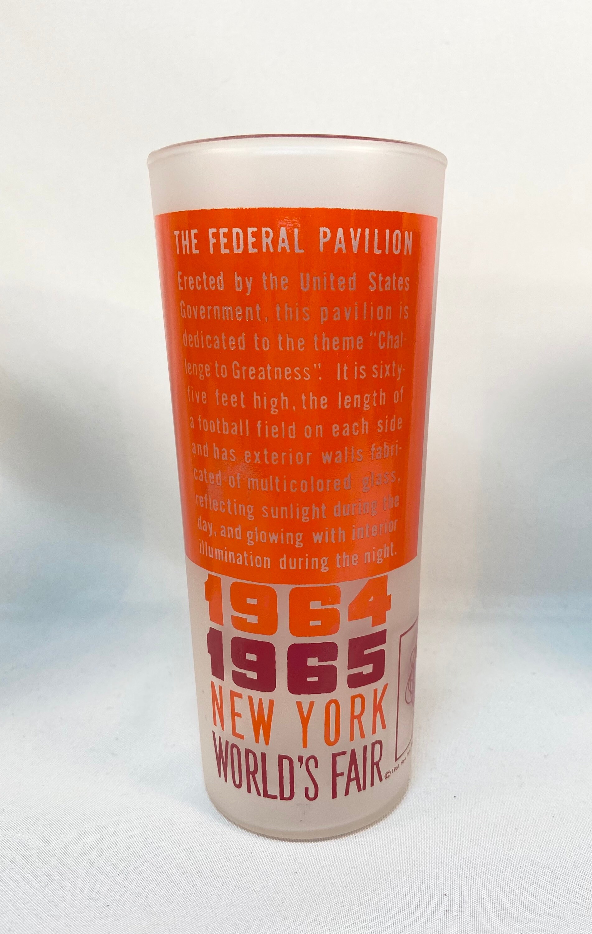 1964 1965 New York Worlds Fair Glasses sold separately Etsy