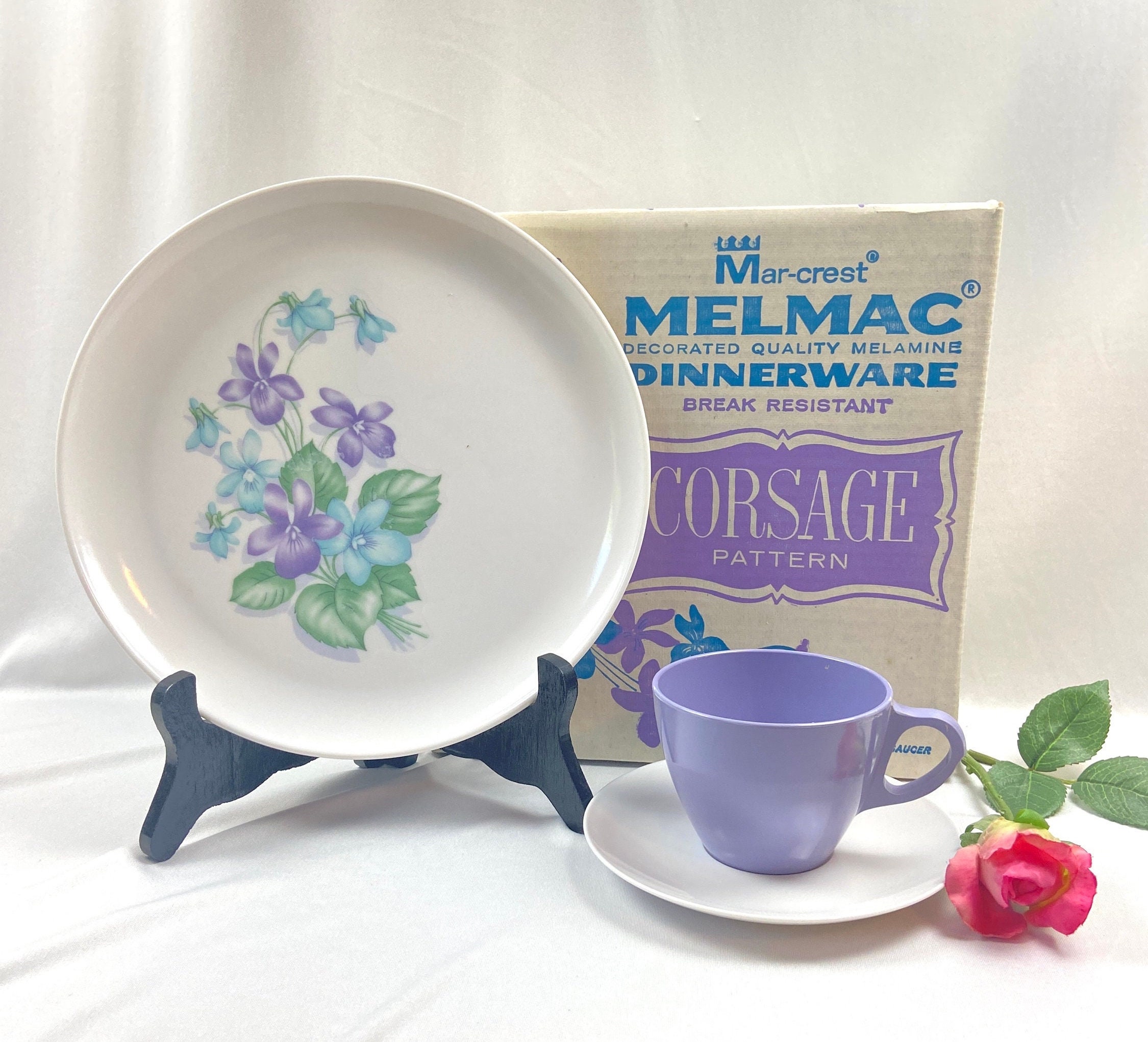 Vintage Purple Melamine Measuring Cups Set, Measuring Bowl Set, Nesting  Bowls, Mid Century Modern, Retro Kitchen 
