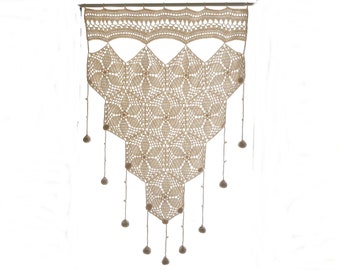 Crochet pattern, crochet lace curtain, curtains valance, diy, kitchen #36
