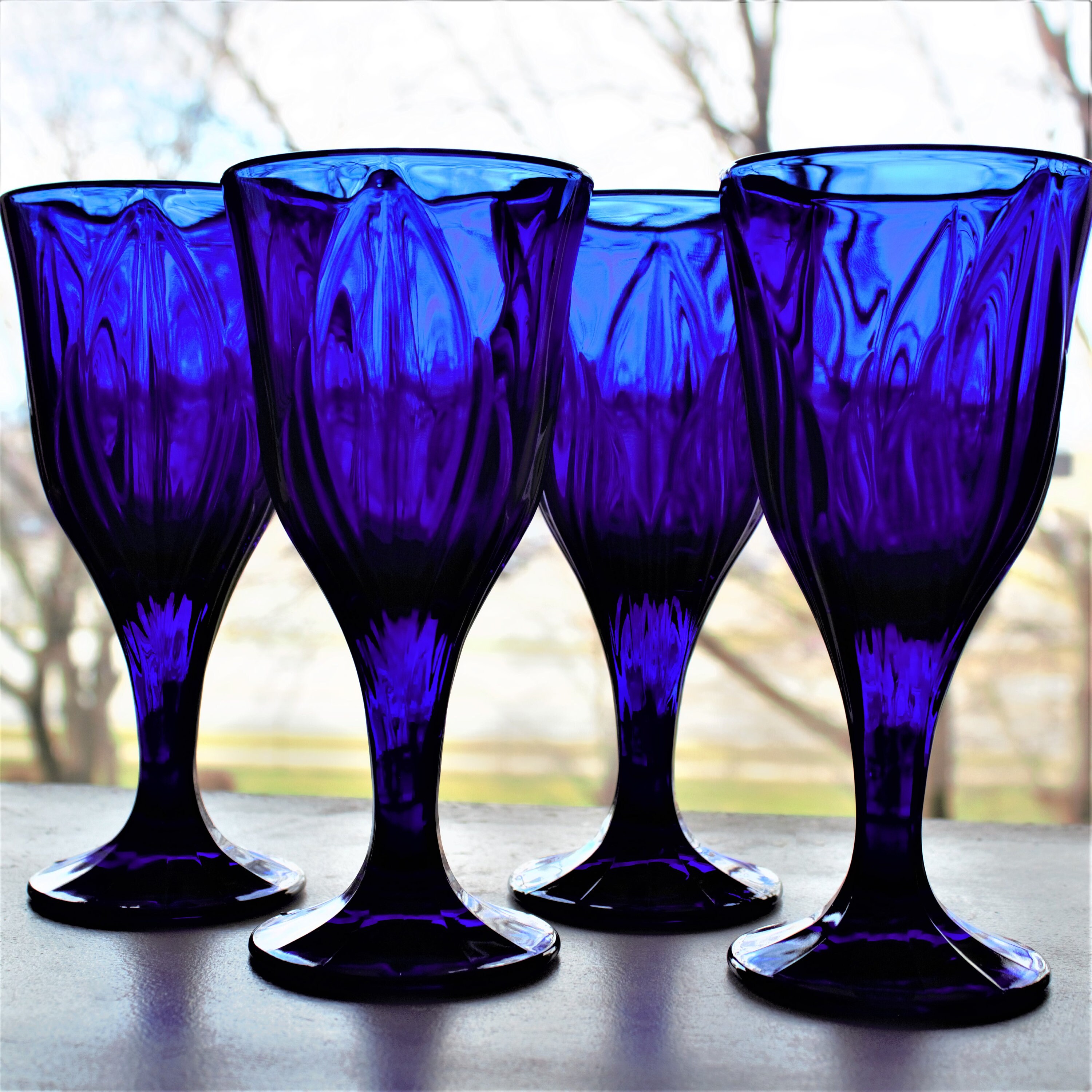 Blue 2024 wine glass