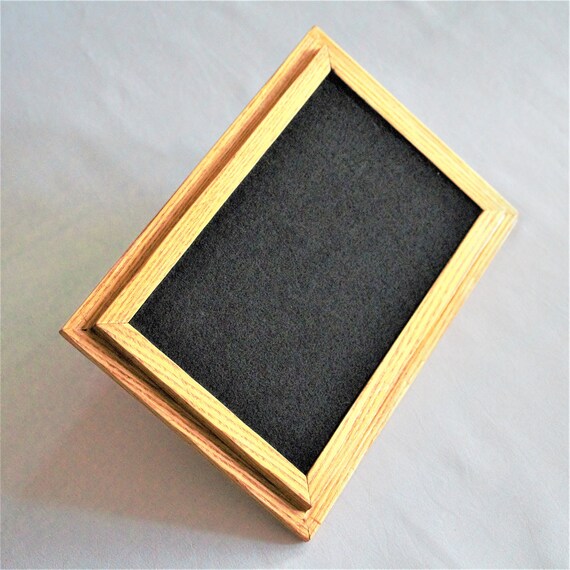 Wood Jewelry Box, Unique Mosaic Keepsake Box, Han… - image 9