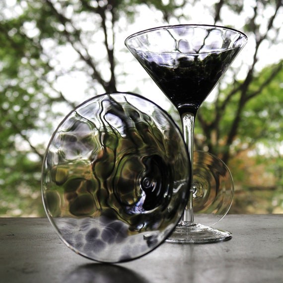 HGUIM Lot de 2 verres à cocktail en forme de cœur - 240 ml - Verres à