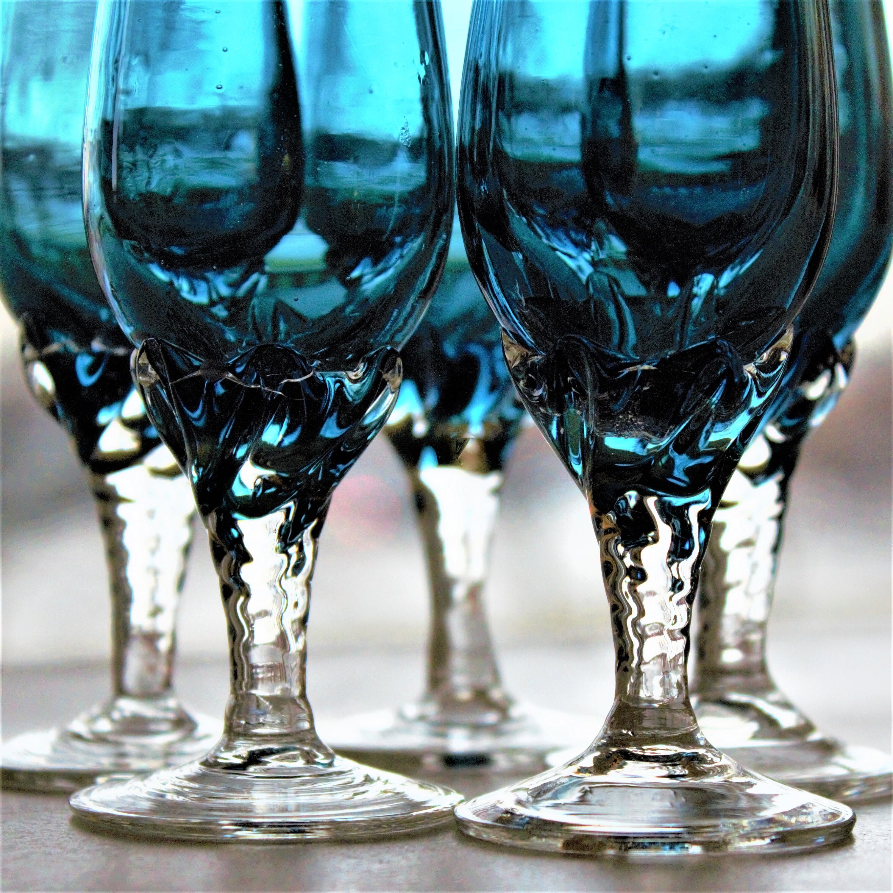 Italian Glassware 5 Italian Cordials Vintage Italian Etsy.de