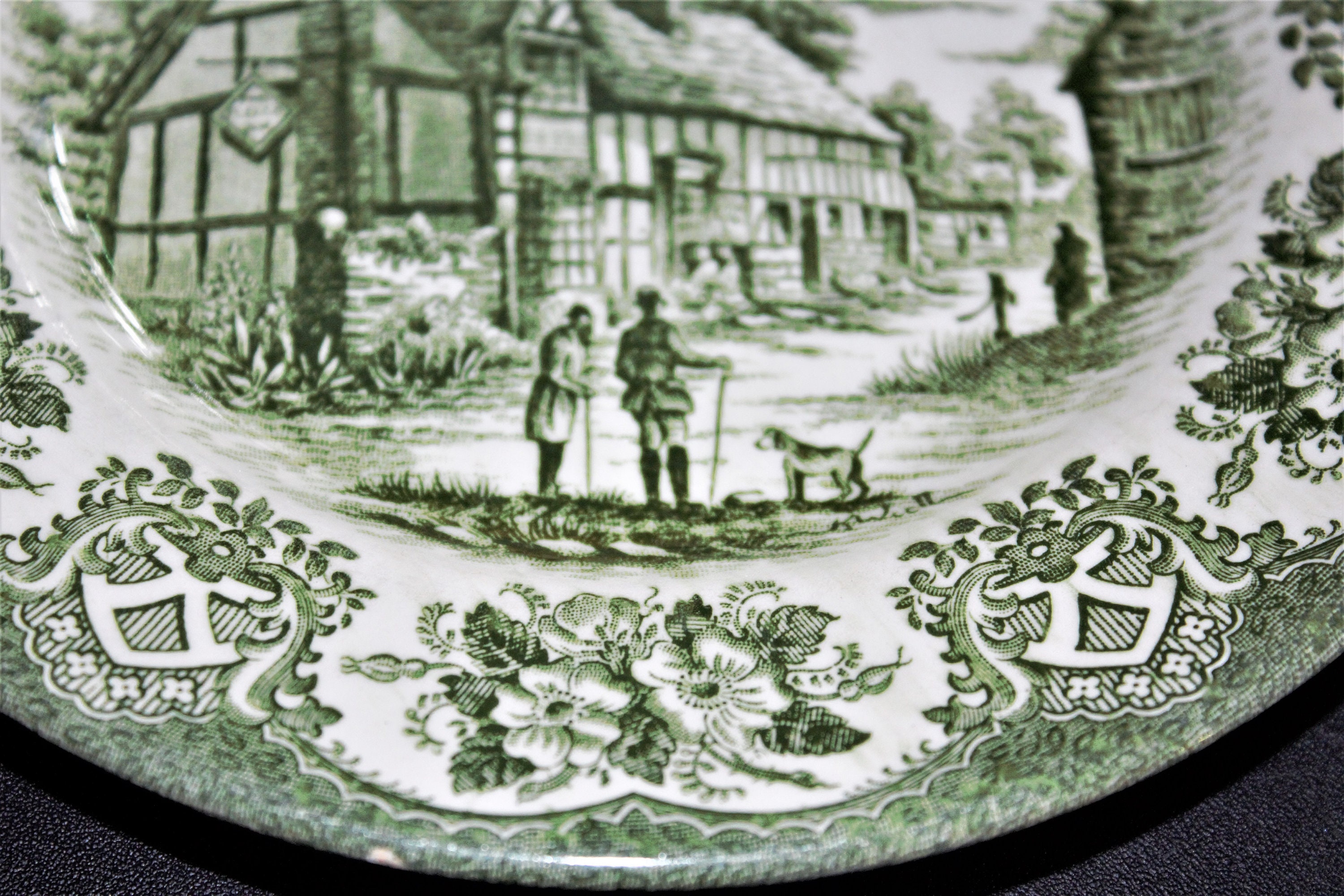 Old Inns Series Plate 4 Vintage English Ironstone Old Inns Etsy