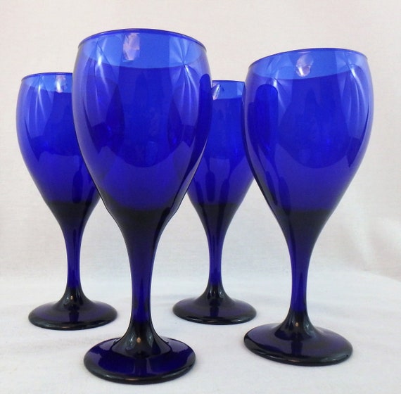 Featured image of post Vintage Cobalt Blue Wine Glasses