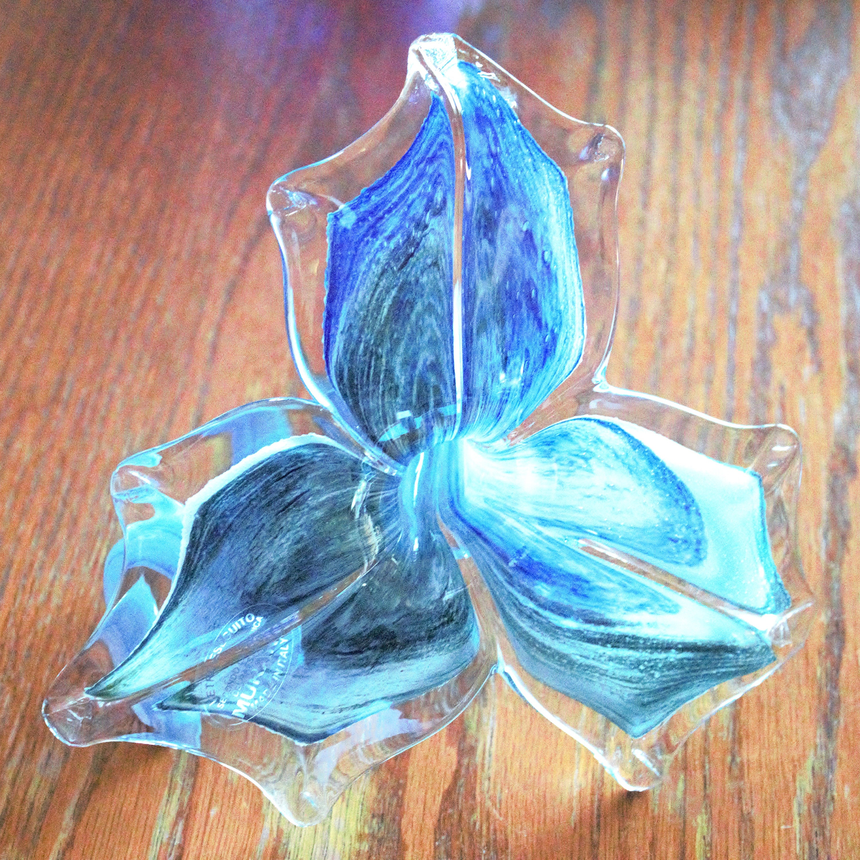 MURANO GLASSフラワーベース Murano Multi-Color Art Glass Flower Vase, Made in Italy, Multiple