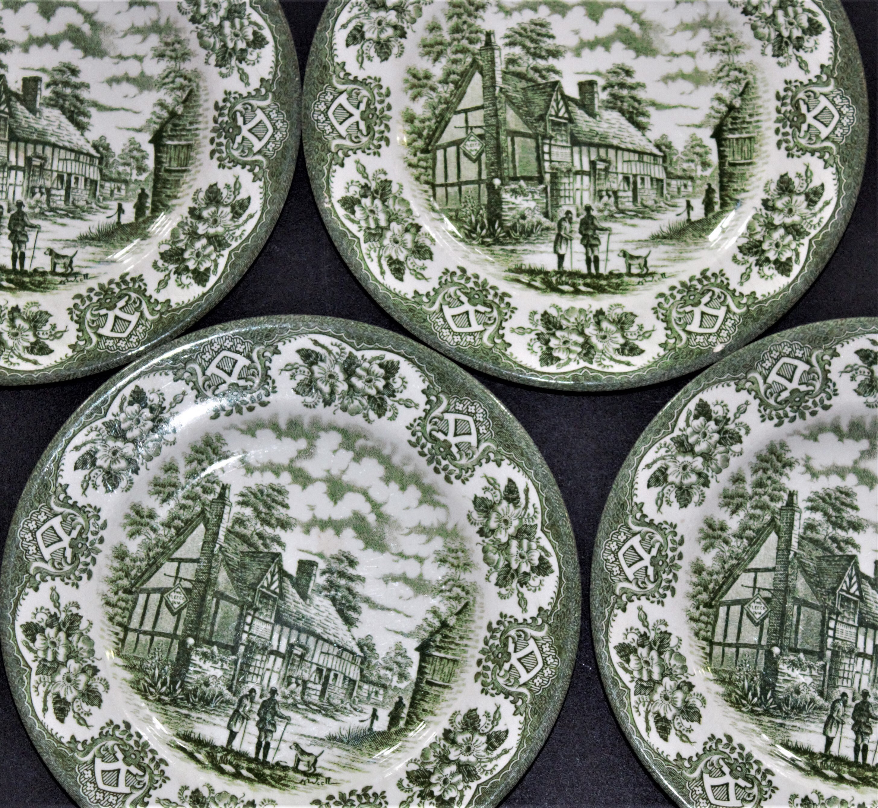 Old Inns Series Plate 4 Vintage English Ironstone Old Inns Etsy