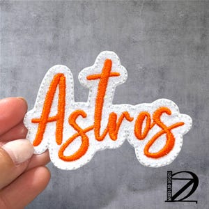 Astros iron on patch
