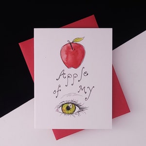 Carte Apple of my eye [Pomme des yeux] - Série Fruit