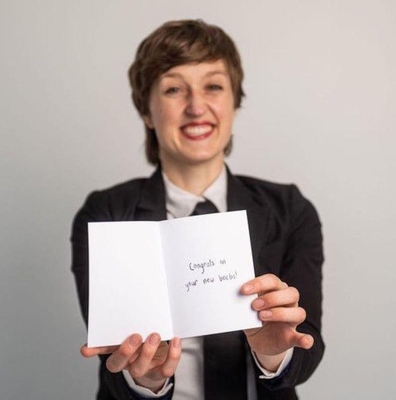 Breast Reduction Celebration Card image 6