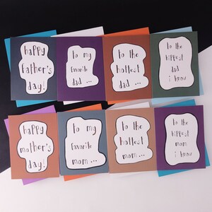 Jeu de cartes en boîte de la série Fêtes des parents