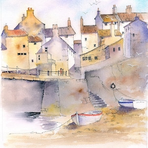 Instant download print at home watercolour tutorial step by step  painting