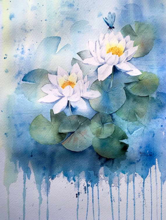 Watercolour Lily Tutorial
