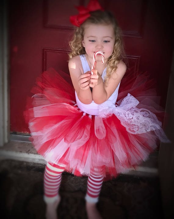 candy cane tutu dress