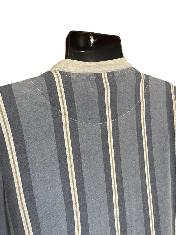 90s sonoma blue striped t-shirt | vintage 1/2 but… - image 8