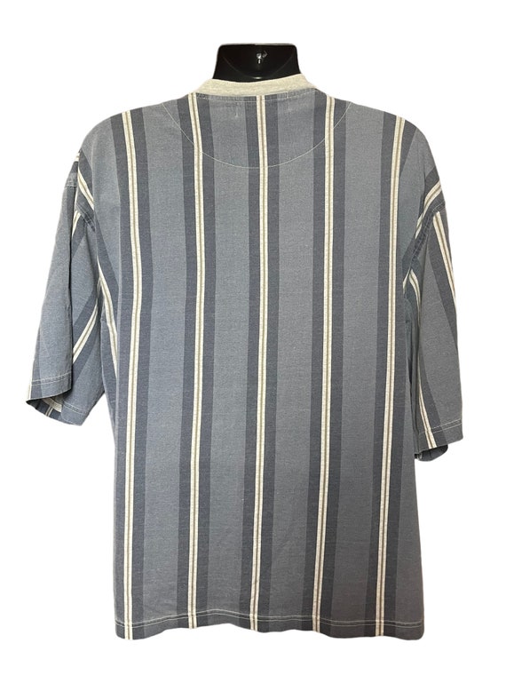 90s sonoma blue striped t-shirt | vintage 1/2 but… - image 7