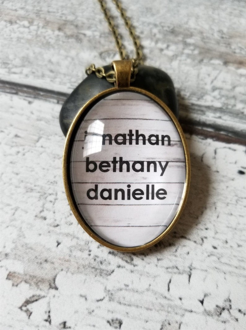 Fixer Upper Custom Names Necklace Grandma Jewelry Handmade Necklace Personalized Special Names Necklaces FREE SHIPPING Mom Jewelry