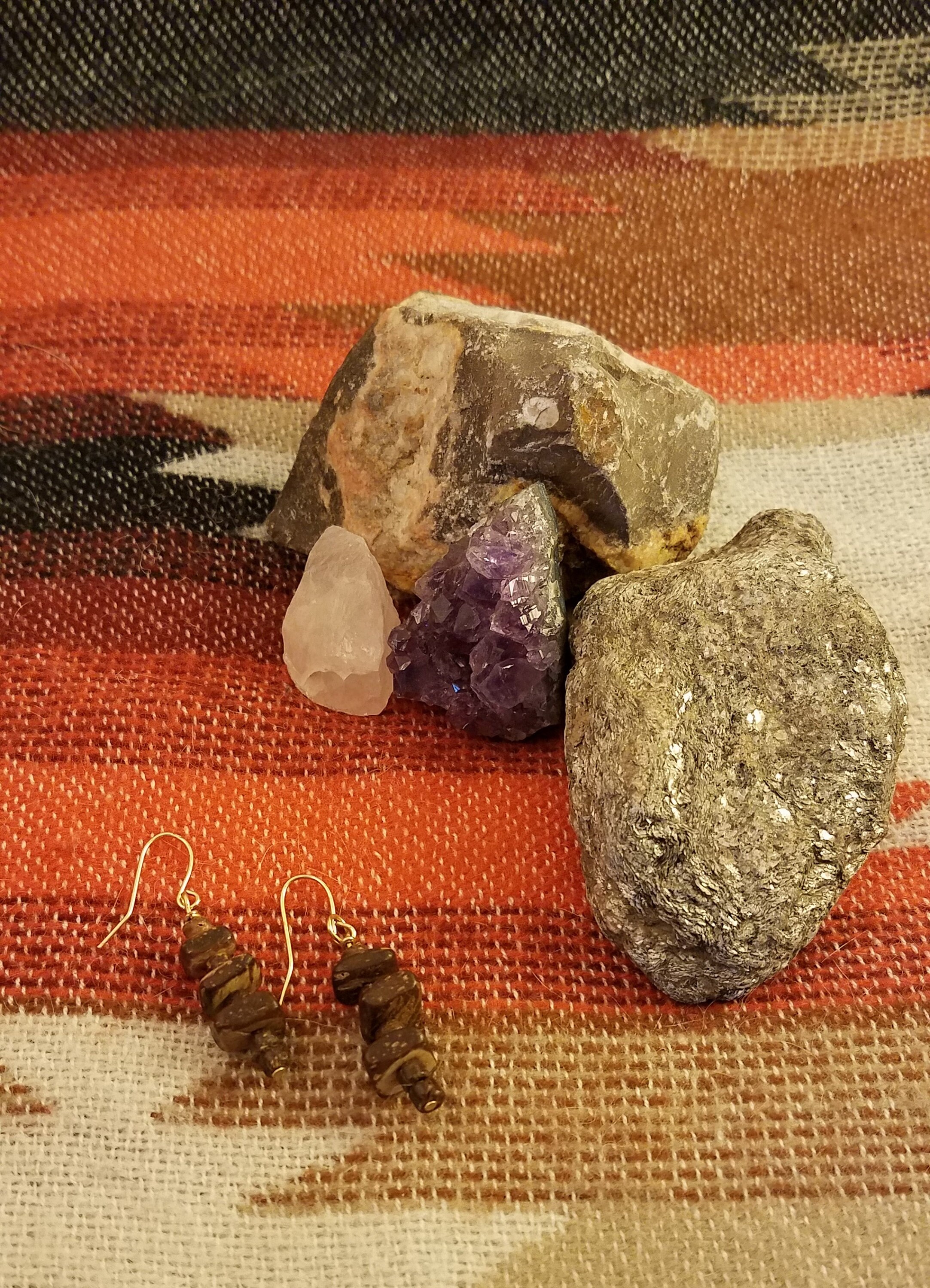 Pendientes de cuentas de madera apiladas | Etsy