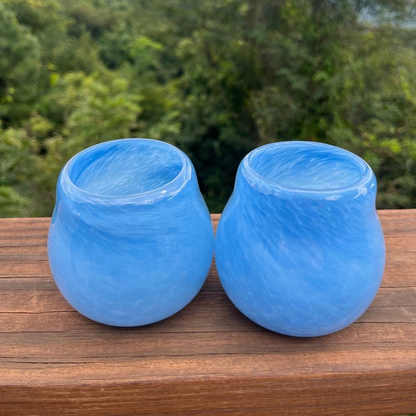 Baby blue glasses-set of 2 (C)