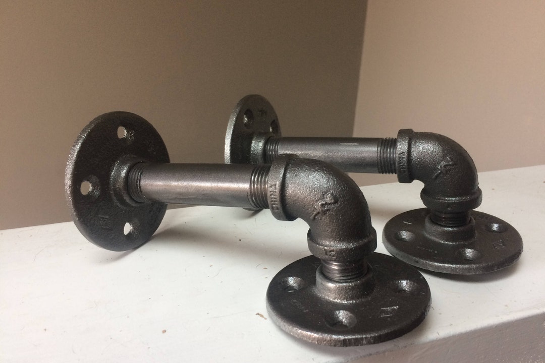BYOB Industrial Pipe Wall Mounts Etsy