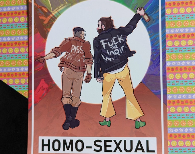 Disco Elysium Homosexual Underground Harrykim A5 Art Print - Etsy
