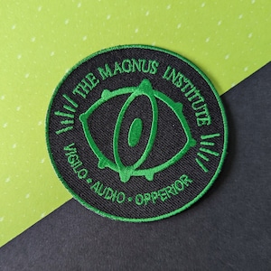 The Magnus Archives Institute Employee Embroidered Iron On Patch