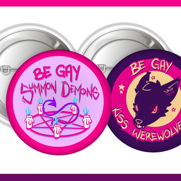 Be Gay Do Occult Things Badges