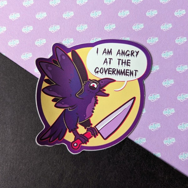 Angry at the Government Sticker