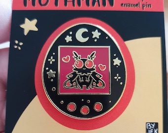 Virtual Pet Mothman Enamel Pin