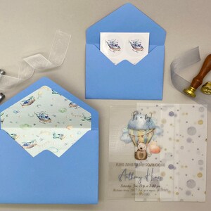 Acrylic Baby Shower Invitation Baby Shower Favours Teddy - Etsy