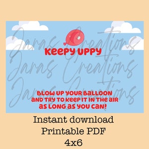 Bluey Keepy Uppy Favors