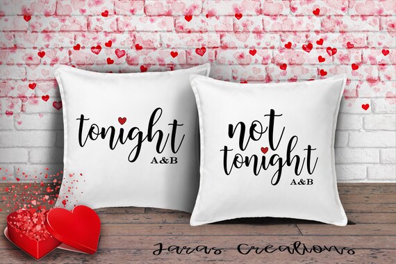 Tonight Not Tonight Pillow Etsy