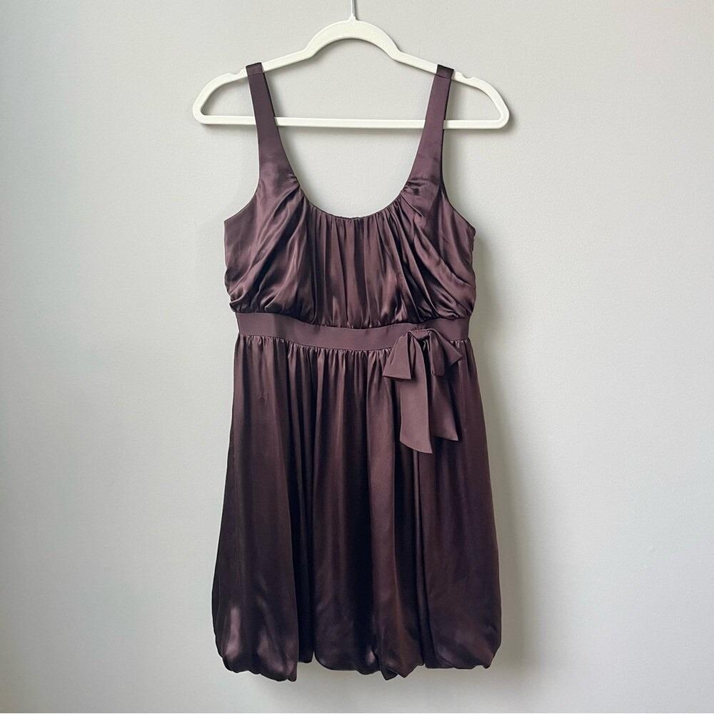 Vintage Brown Silk Dress - Etsy