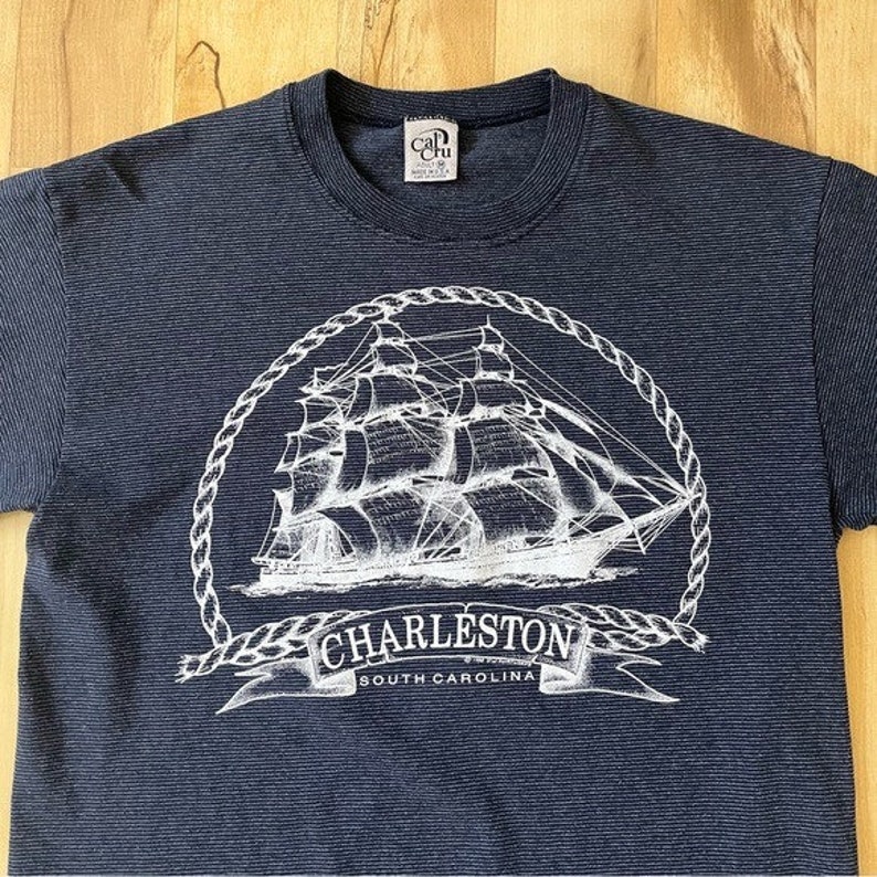 Vintage Charleston South Carolina T-shirt Men's Size M Medium Tourist ...