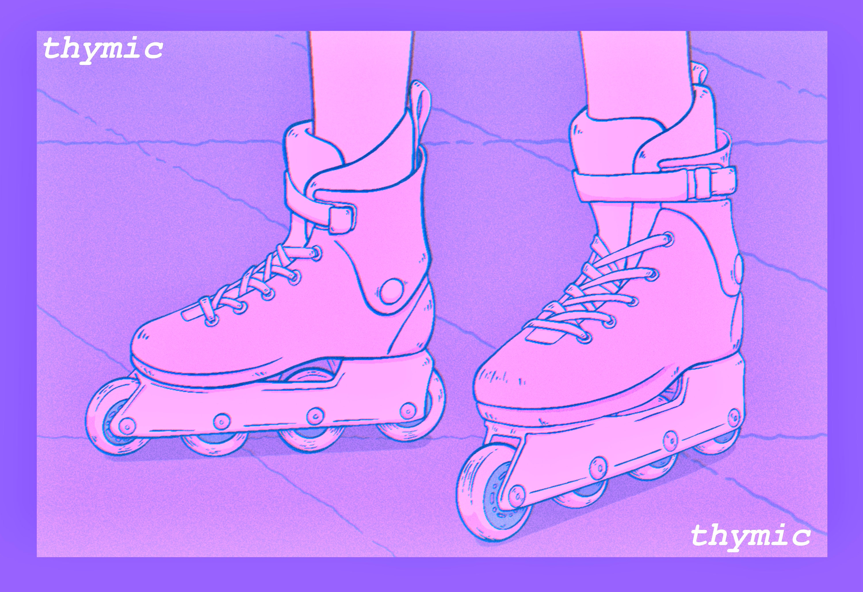 Rollerblades Pastel Kawaii T Shirt Aesthetic Clothing Etsy