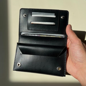 Borsa per tabacco Sych Studio, borsa per tabacco in pelle personalizzata, custodia per tabacco arrotolata fatta a mano, regalo, accessori per fumatori