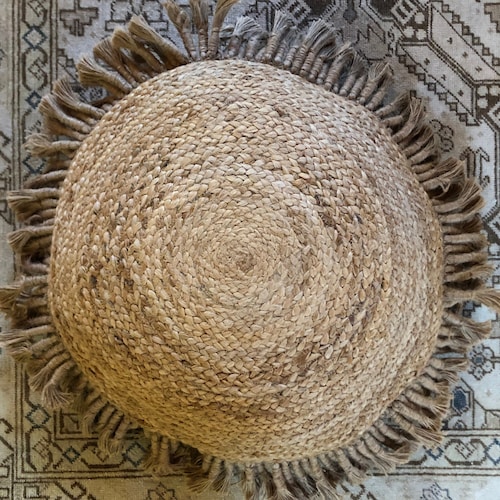 Seagrass and Raffia Jute Braided Pillow Cover 20 Inch or 16 X Etsy