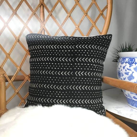Black suede top throw pillows