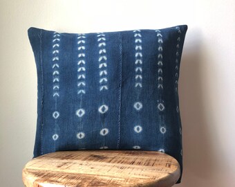 etsy indigo pillows