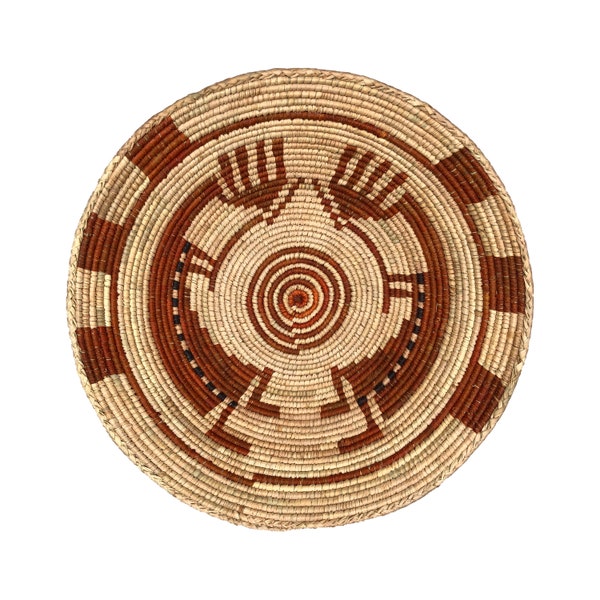 Wall Hanging African Basket 13 - 15 Inch Aztec Style