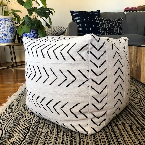 Square pouf chair deals