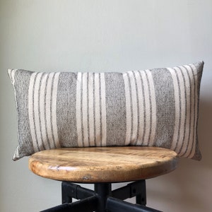 DOUBLE SIDED Hmong Stripe Pillow with Insert